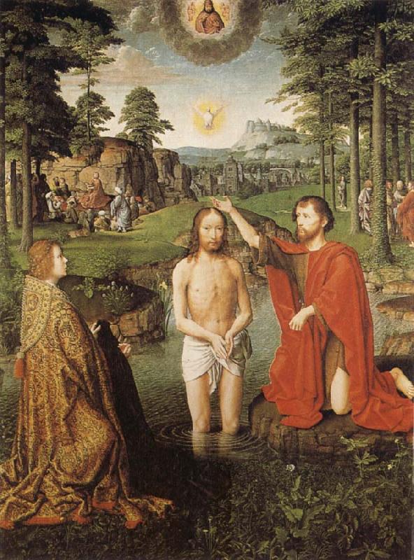 Gerard David The Baptism of Christ china oil painting image